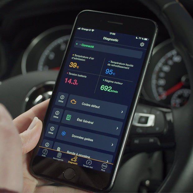Valise de diagnostic Multimarque OBDclick + Application en français V2